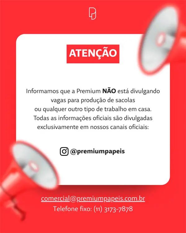 Aviso de Atenção Aviso de Atenção